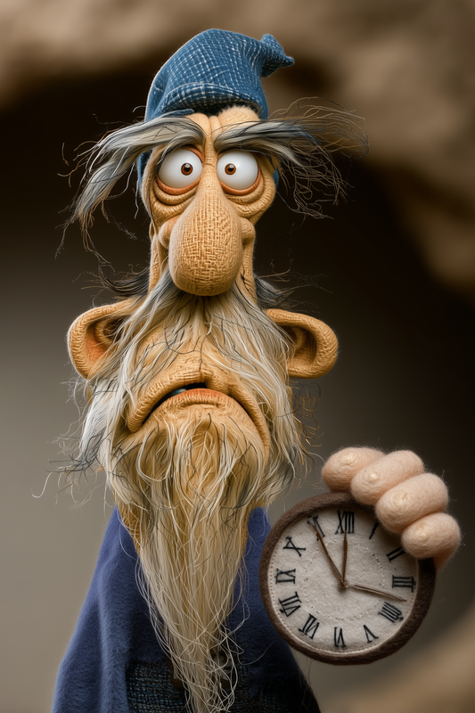 Father Time Forgets How to Tell Time