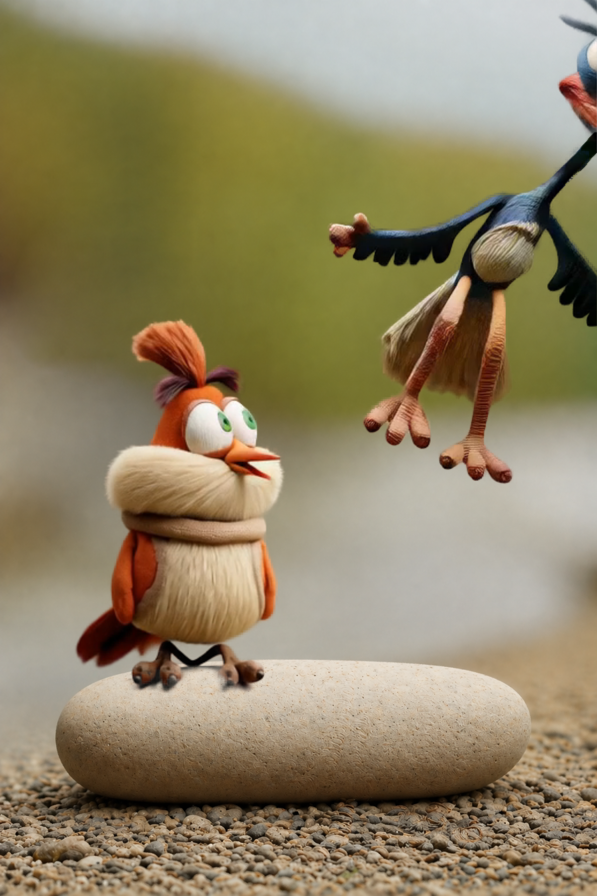 Two Birds Sat on a Stone