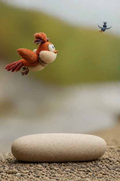 Two Birds Sat on a Stone