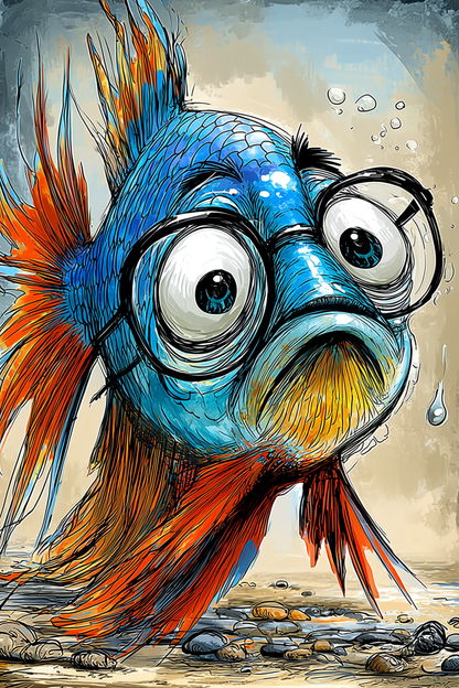 Mr. Blueberry and the Fish from Down the Street