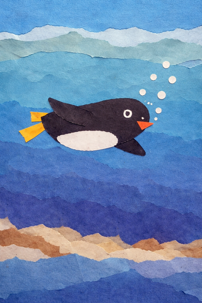 The Penguin: a Baby Penguin's First Swim