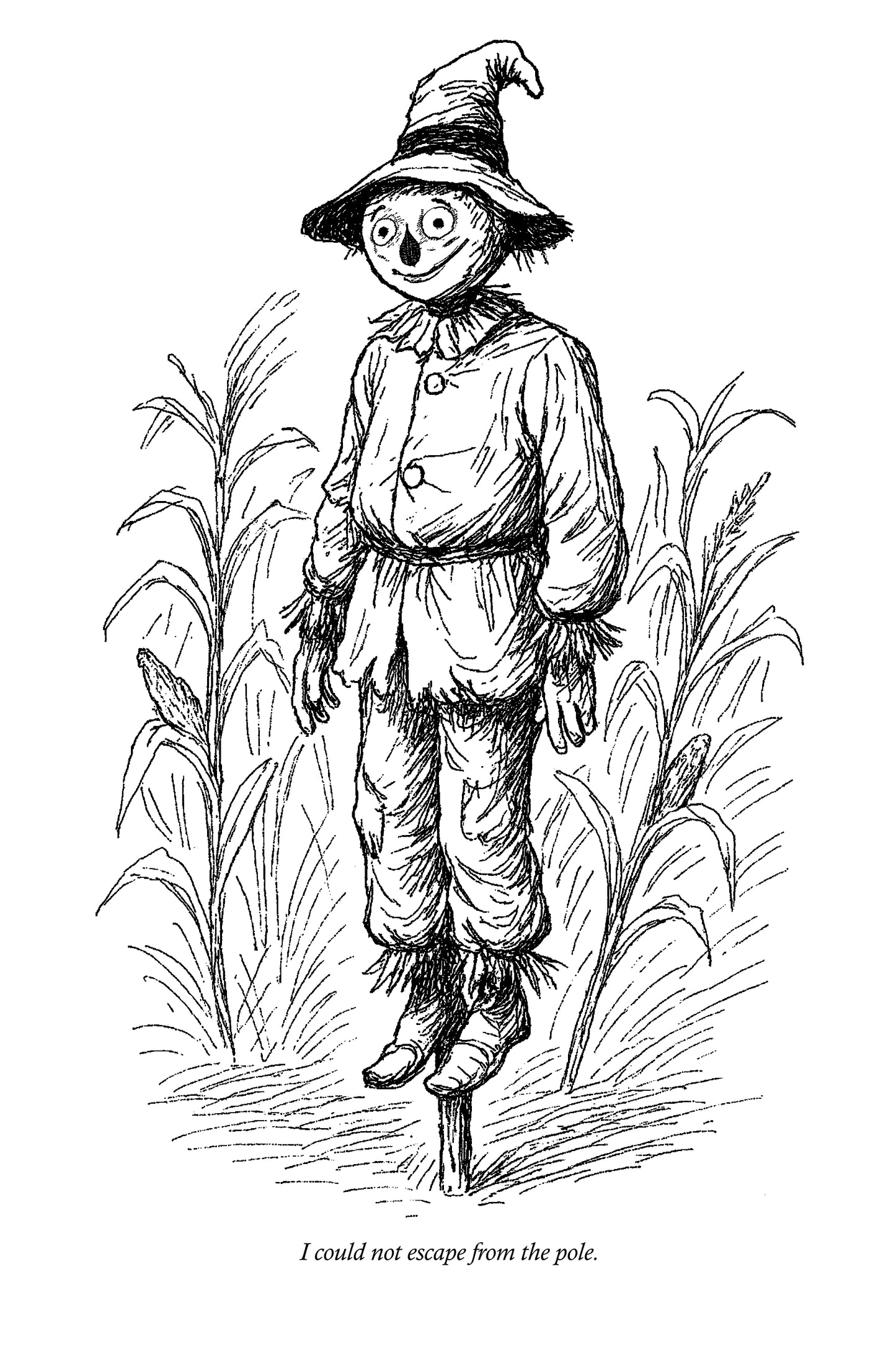 The Scarecrow Tells a Fairy Tale to Children and Hears an Equally Marvelous True Story