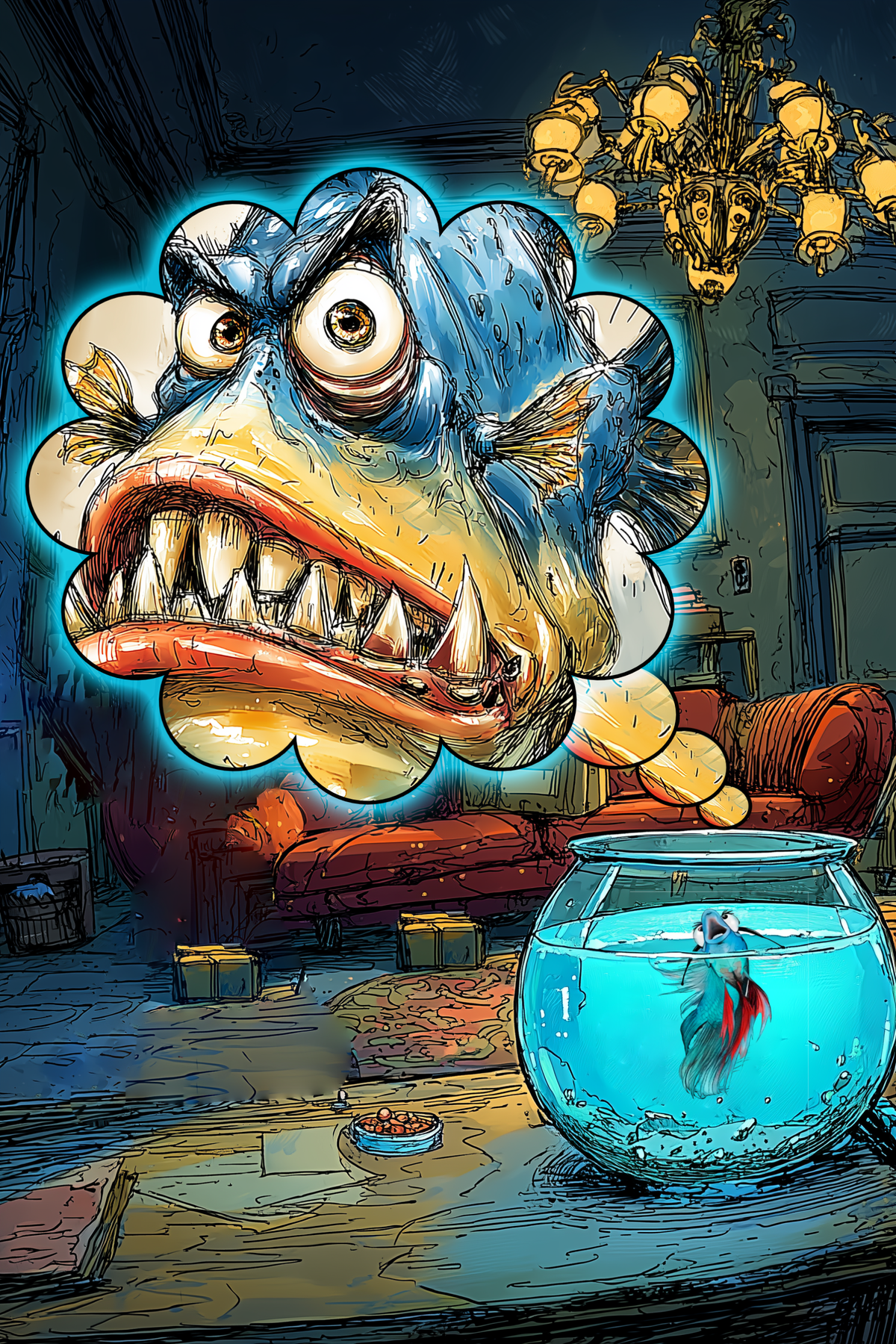 Mr. Blueberry and the Fish from Down the Street